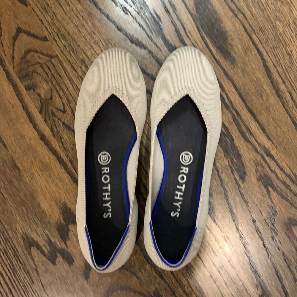 Rothys tan flats